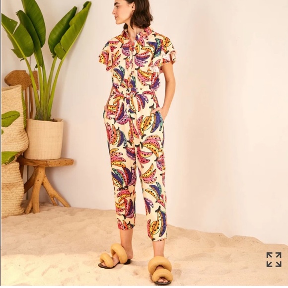 Farm Rio banana jumpsuit - Picture 4 of 16